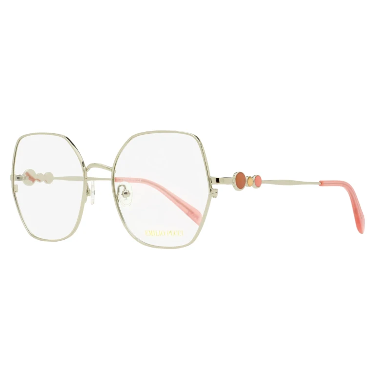 Emilio Pucci Oversized Octagonal Eyeglasses