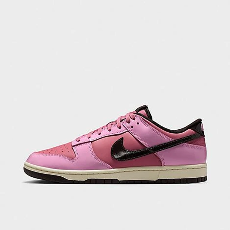 Nike Men's Dunk Low Retro Casual Shoes in Pink Rise/Elemental Pink/Beach Size: 6.0