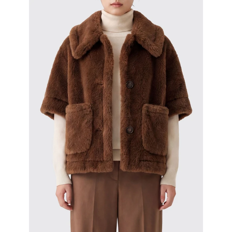 Fur Coat Woman color Leather (2624736272600007)