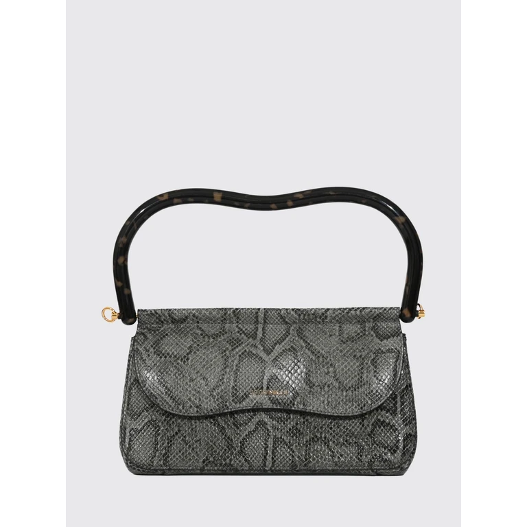 Cora Handtasche aus Leder mit Python-Print
