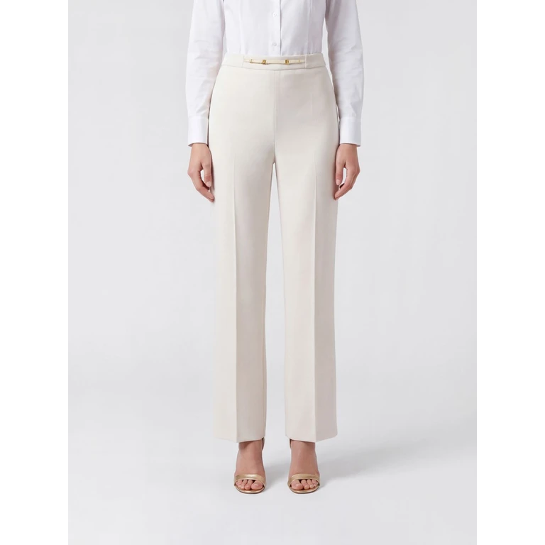 Slim-Fit Cropped Crêpe Trousers (PA19866E2193)