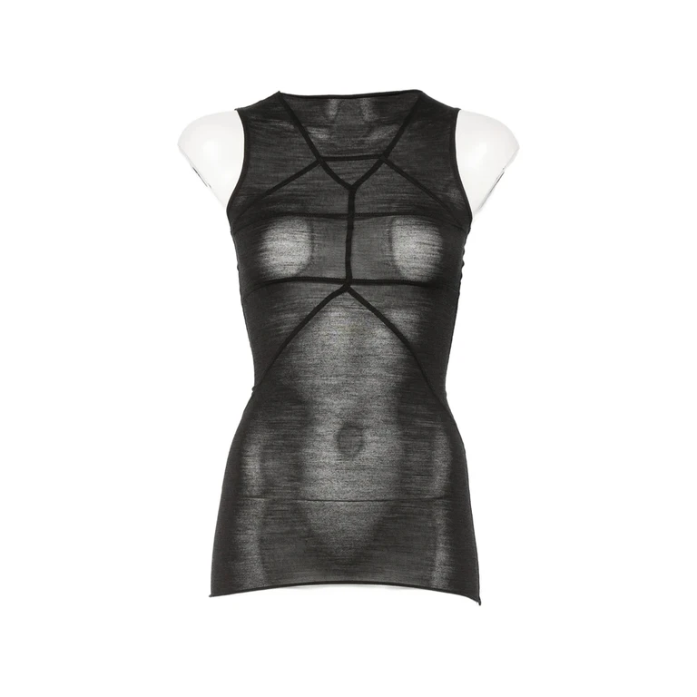 Exposed-seam Tank Top
