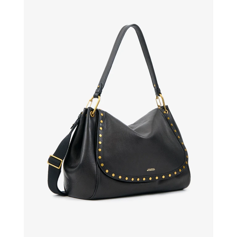 Sac Chany Xl En Cuir - Noir - Isabel Marant