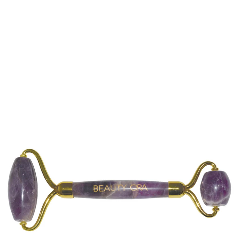 Crystal Face, Eye and Body Roller - Amethyst