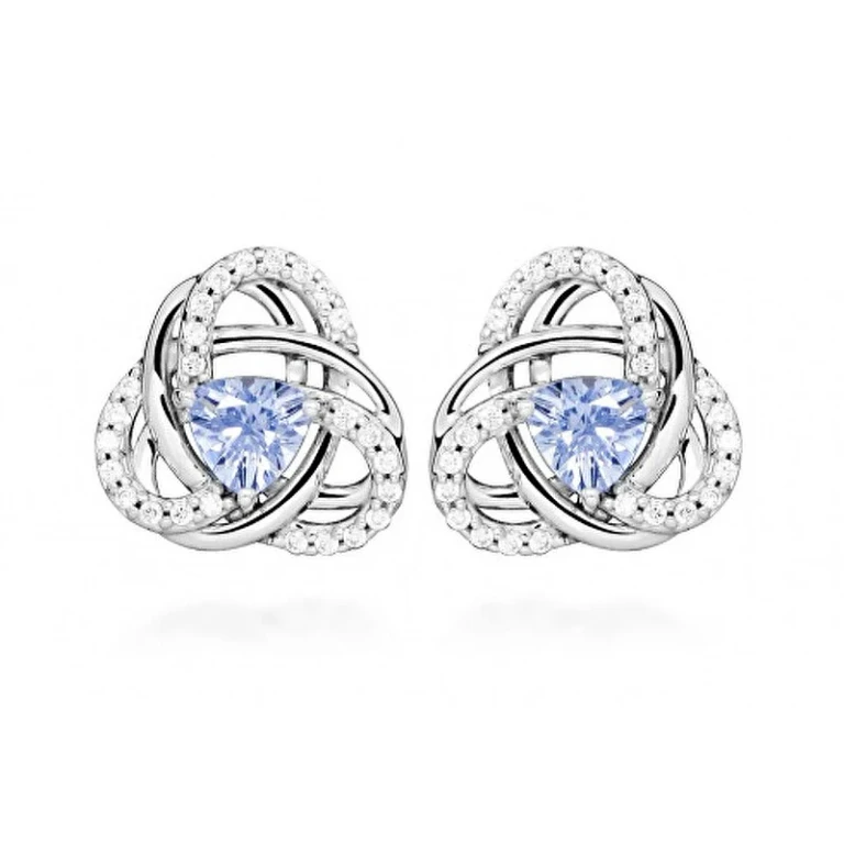 Fashion silver Orecchini con cubic zirconia SC526