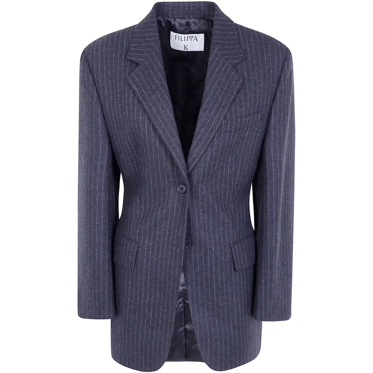Jacket Flannel Blazer "Hourglass Pinstripe"