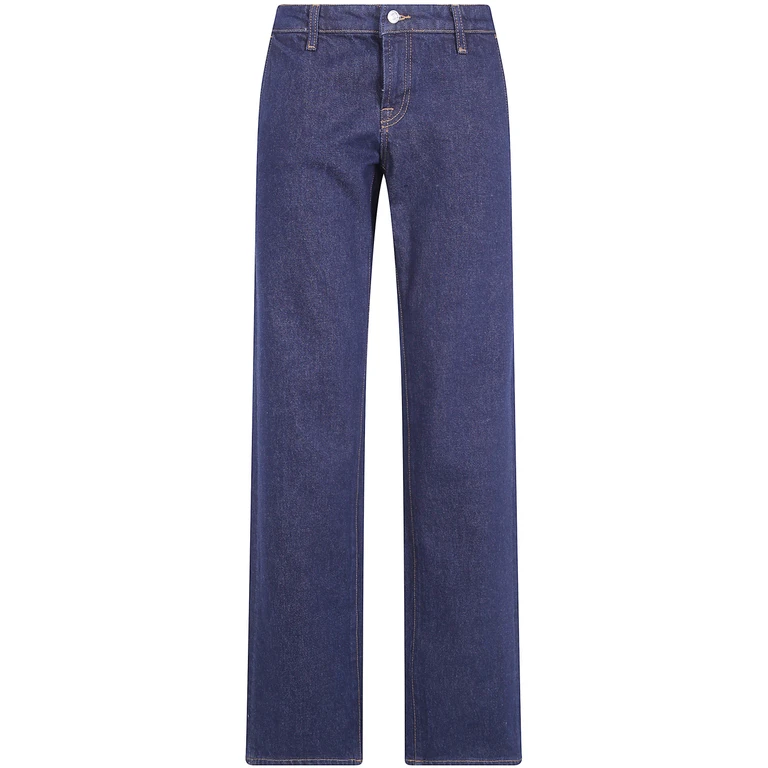 Jeans Low Straight "Iron Blue With Chino Pocket"