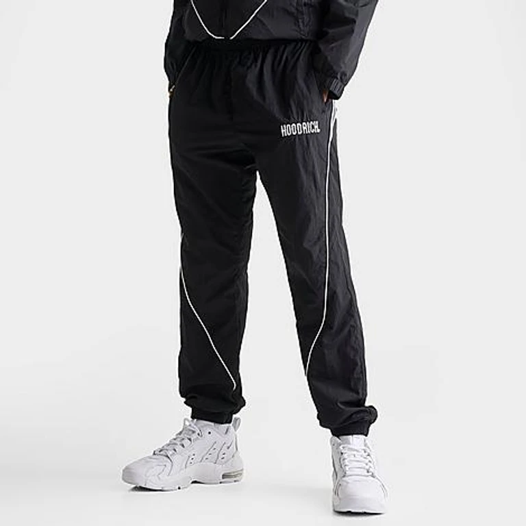 Hoodrich Big Kids AIM Woven Jogger Pants in Black Size: Small