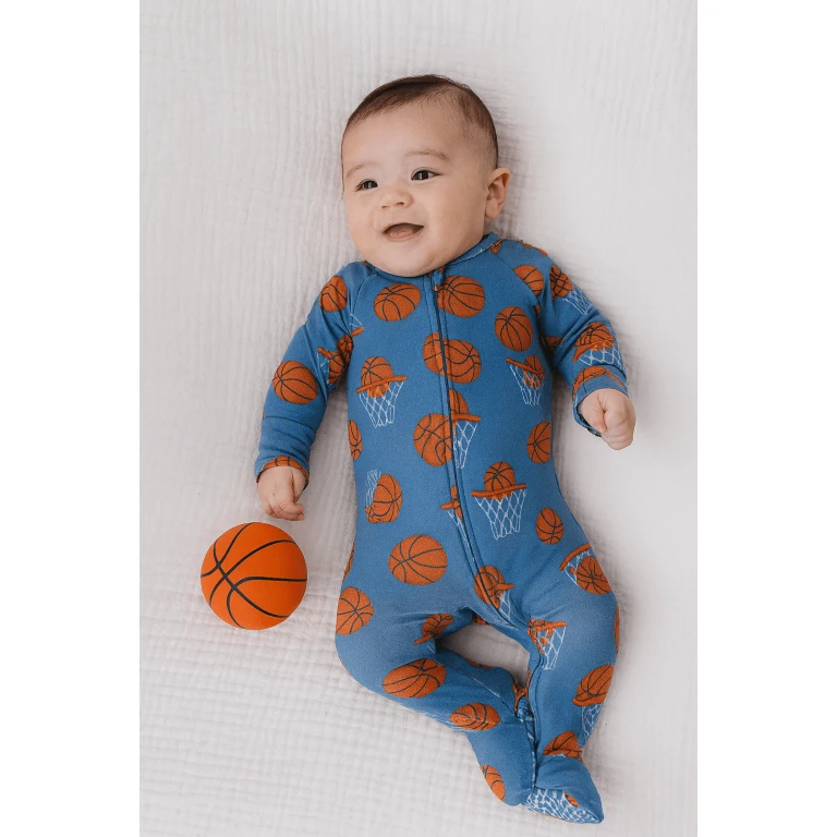 Zipper Footie Basketball