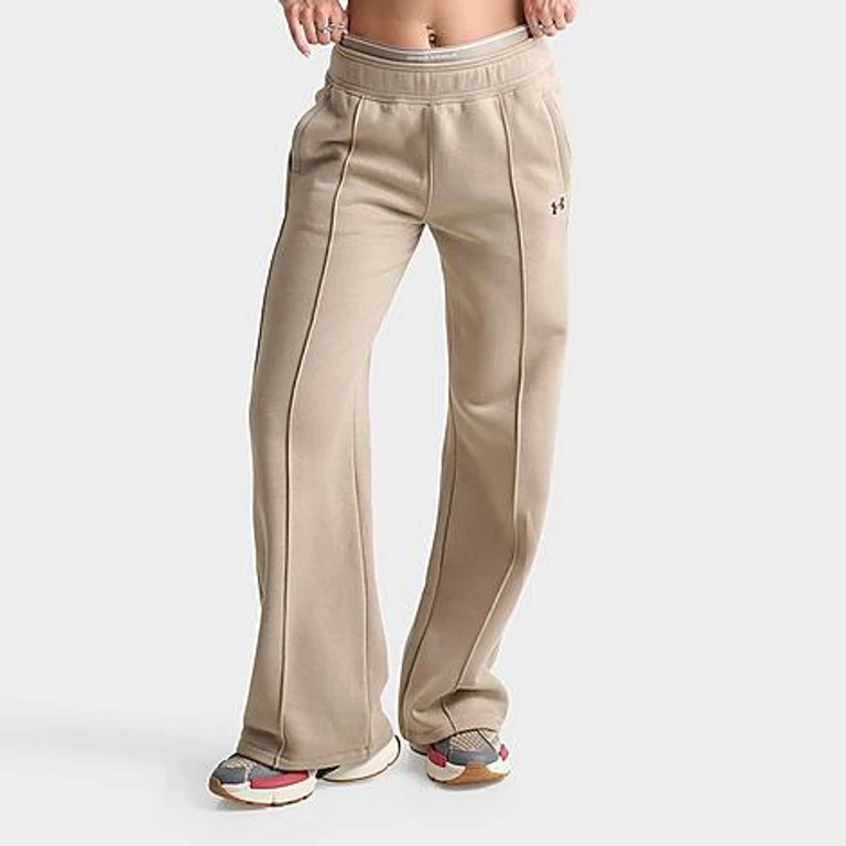 Icon Fleece Wijdpijpbroek in City Khaki