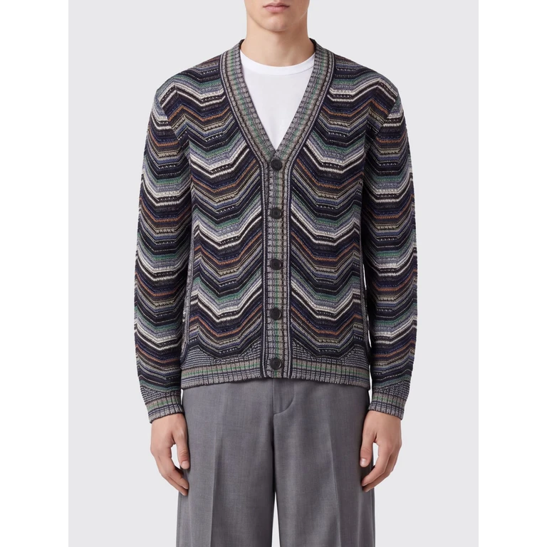 Cárdigan Missoni de zigzag multicolor
