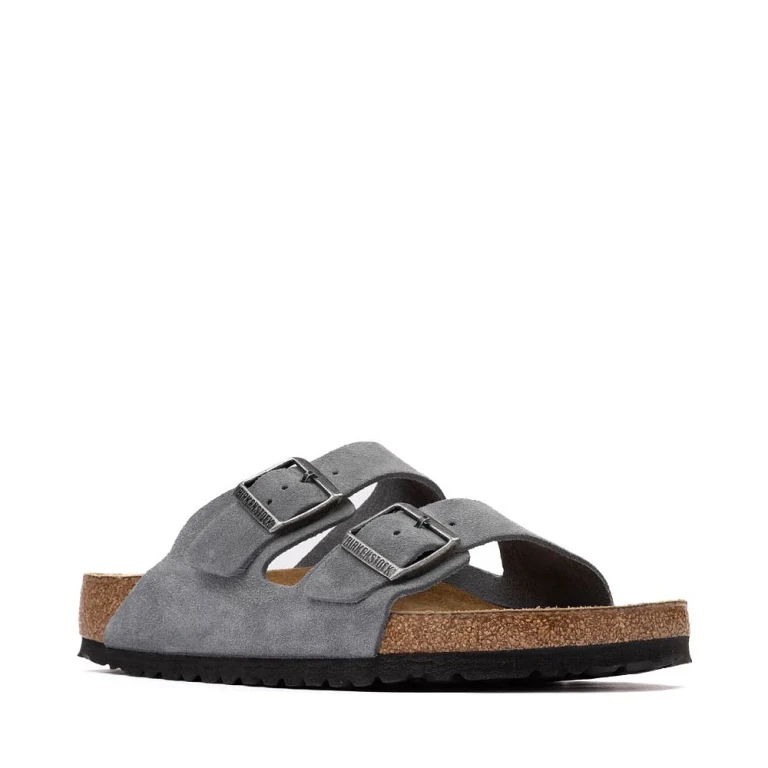 Arizona Split Birko-Flor/Suede Leather Gray
