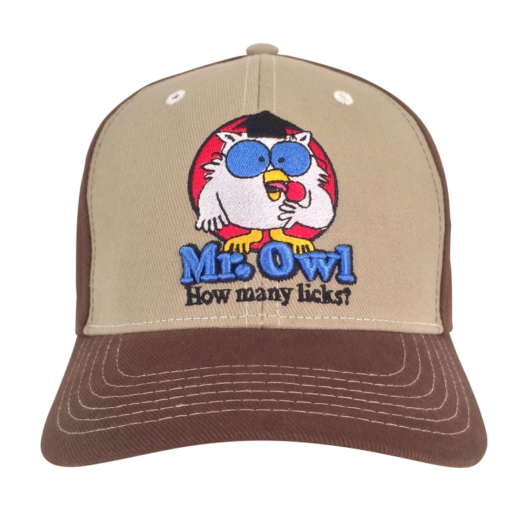Mr Owl How Many Licks Hat - Tan and Brown