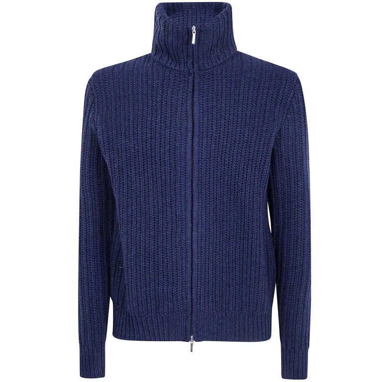 Sweater Full Zip "Wool Cashmere Viscose"