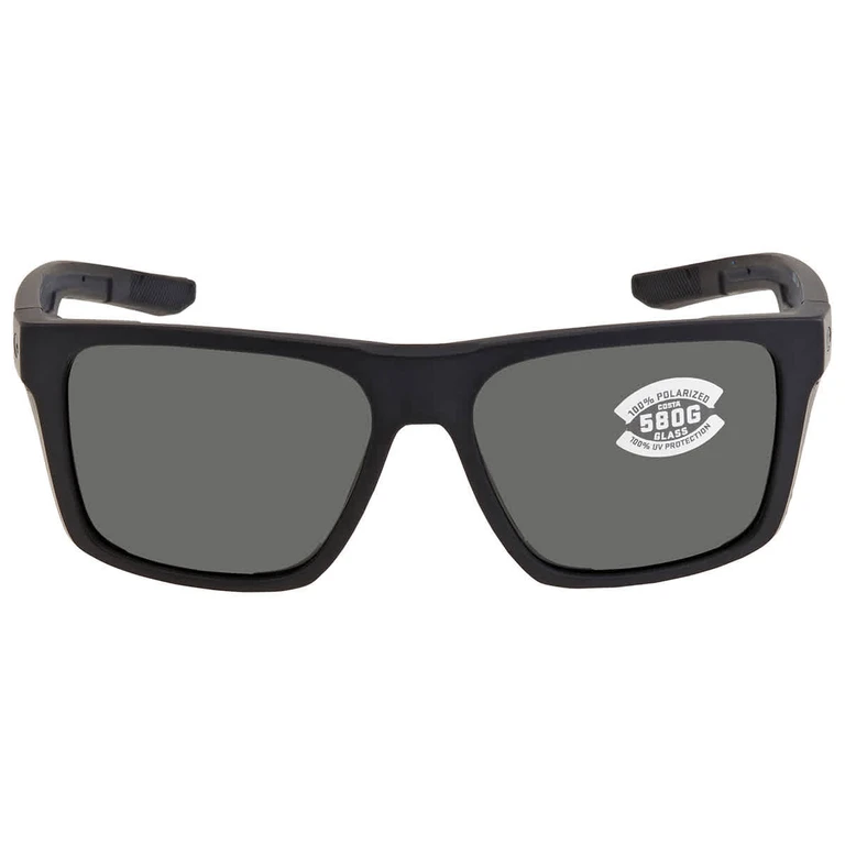LIDO Grey Polarized Glass Mens Sunglasses 6S9104 910404 57