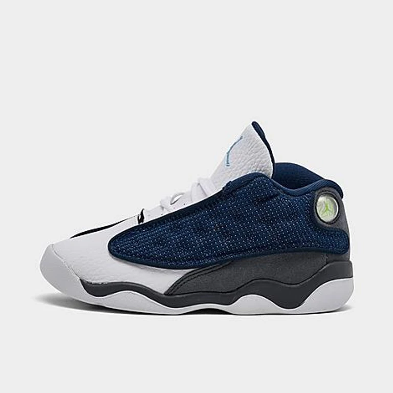 Scarpe da basket Air Retro 13 per bambini piccoli in Navy/University Blue/Flint Grey
