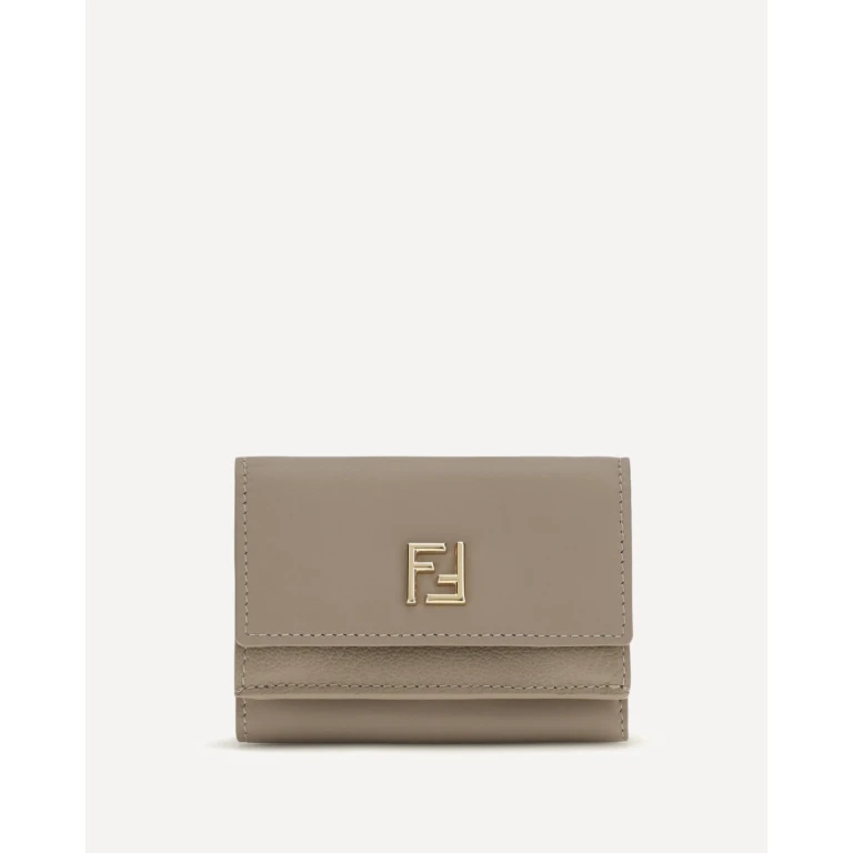 FF mini trifold leather Wallet Female UNI