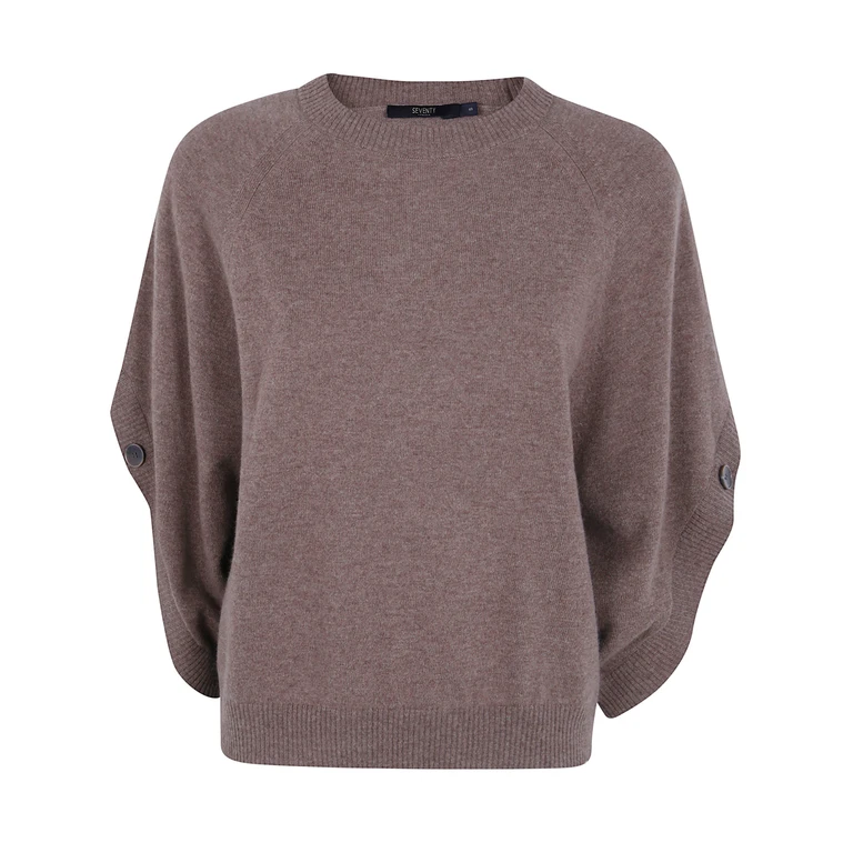 Sweater Wool Cashmere Blend Cape