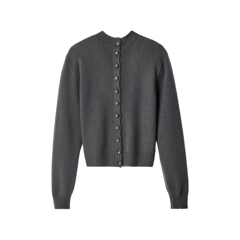 Pull Boutonné Réversible En Cachemire