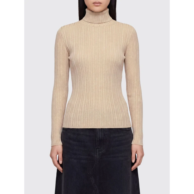 Pull à col roulé plissé coupe slim Fabiana Filippi
