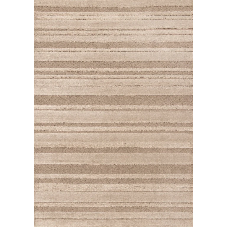 Luxe 8 x 11 Beige Area Rug