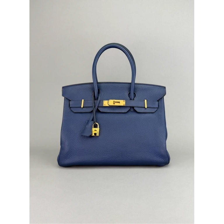 Birkin Bag 30 - Togo - Blue Navy
