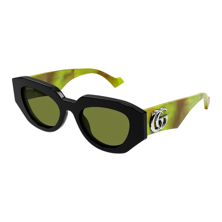 Green Geometric Ladies Sunglasses GG1421S 010 51