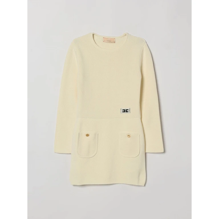 Monogram Wool Blend Knit Mini Dress (EFAB681CFL1590077)