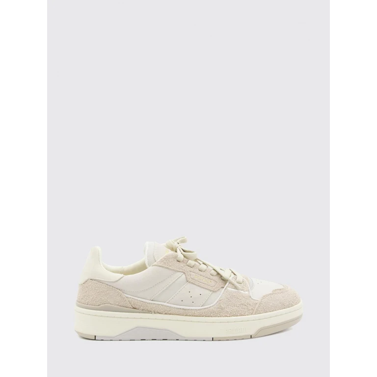 Clay Low Top Leather and Suede Sneakers with Mesh Inserts (F3906002)