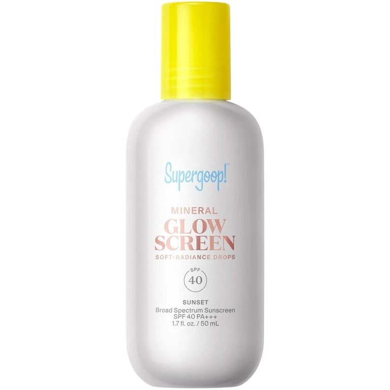 ! Glowscreen Soft-Radiance Drops Mineral SPF 40 50ml (Various Shades) - Sunset