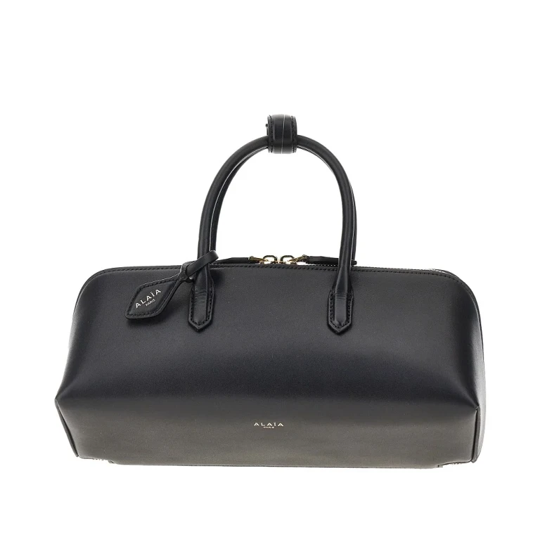 ALAIA Box leather small 'Delta' bag Woman One Size