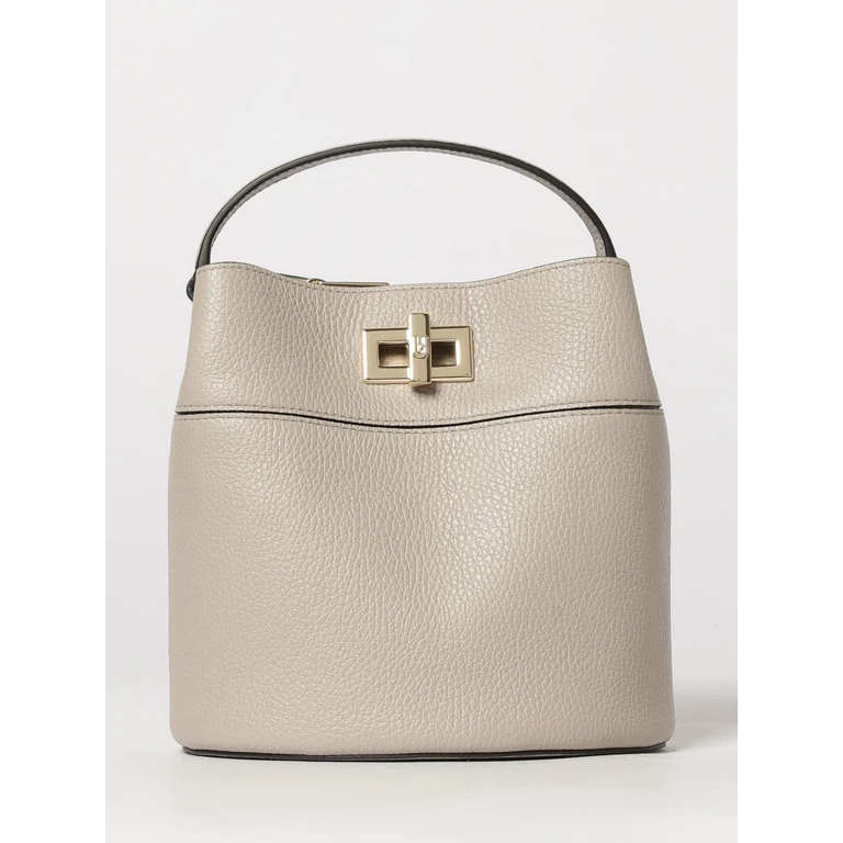 Amelie Mini Leather Bucket Bag by with Turn-Lock Closure (WE00879HSF0004892S)