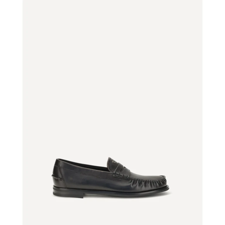Vintage leather Loafers Male 10.5