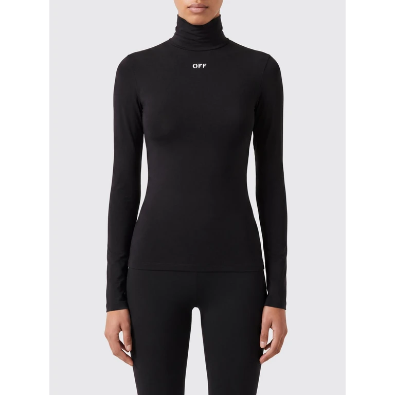 Off-White Off Stamp top in zwart