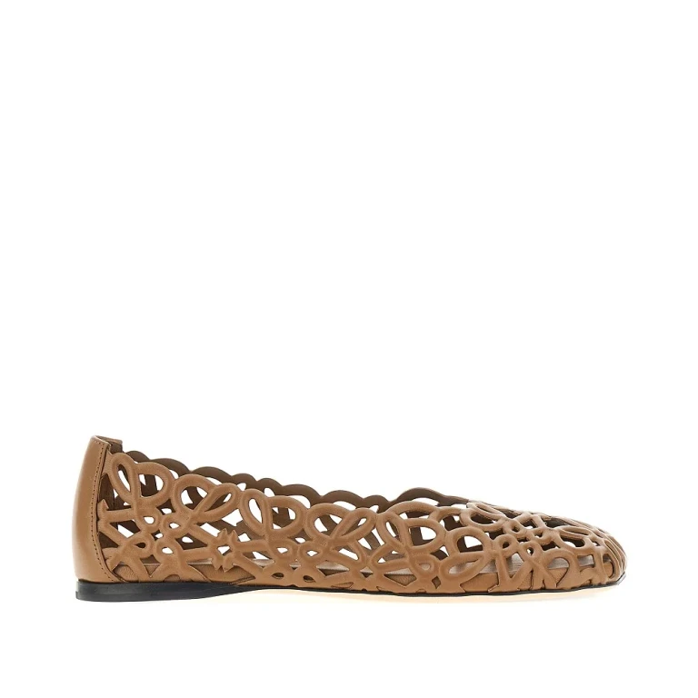 'Petal Anagram' leather ballet flats Woman 36