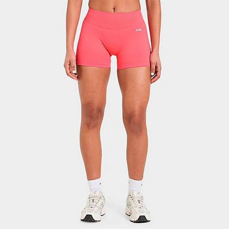 Women's Enhance Seamless Shorts in Summer Coral Size: XS