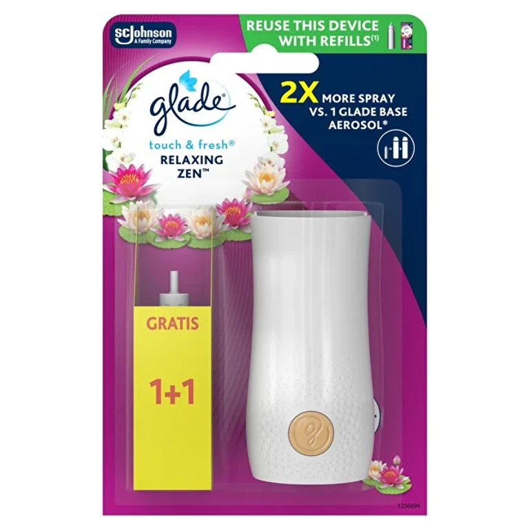 Touch & Fresh air freshener + Relaxing Zen Ricarica 2 x 10 ml
