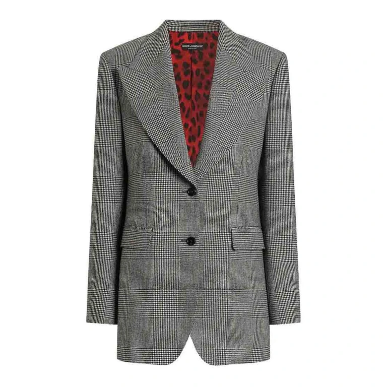 Blazer oversize Dolce & Gabbana gris