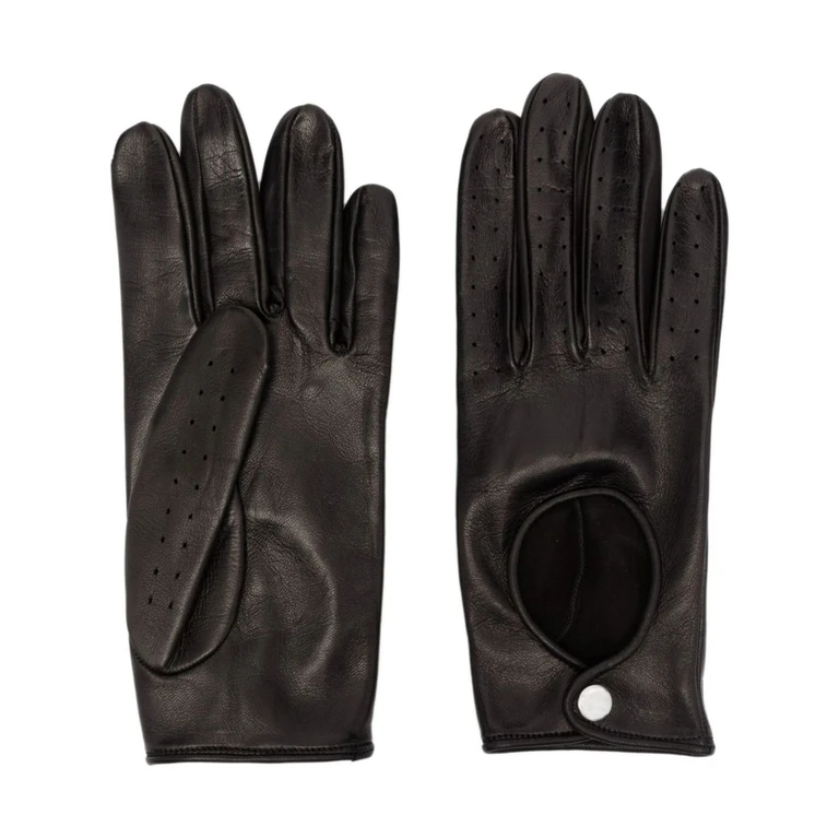 Cut-out Leather Driving Gloves