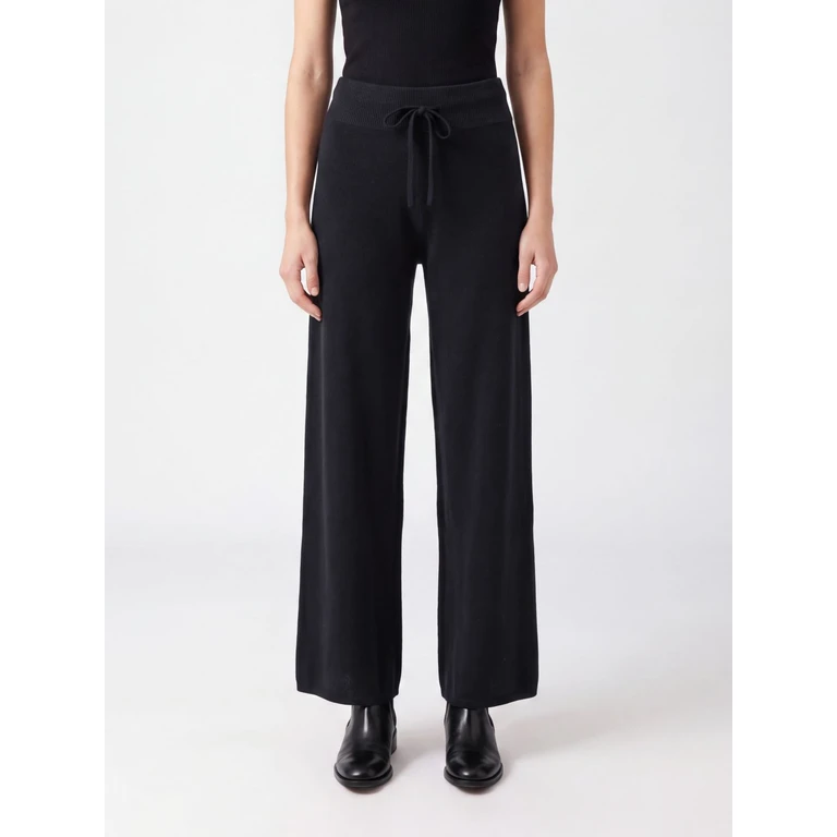 Pantalon LISA YANG en cachemire tricoté à jambe large