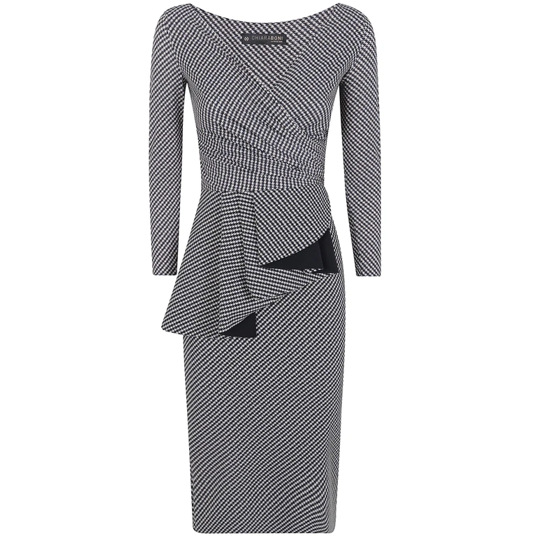 Dress Houndstooth "Ariane"