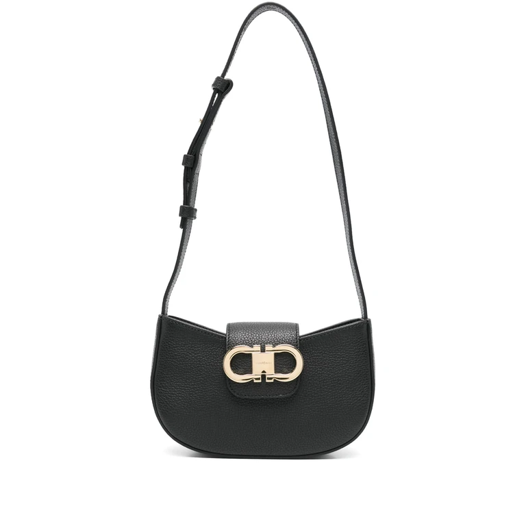 Double Gancini Mini Shoulder Bag