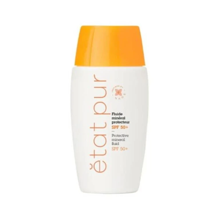 Mineral Fluid SPF 50+ Sunscreen for Sensitive Skin - Broad Spectrum Protection, Natural & Paraben-Free