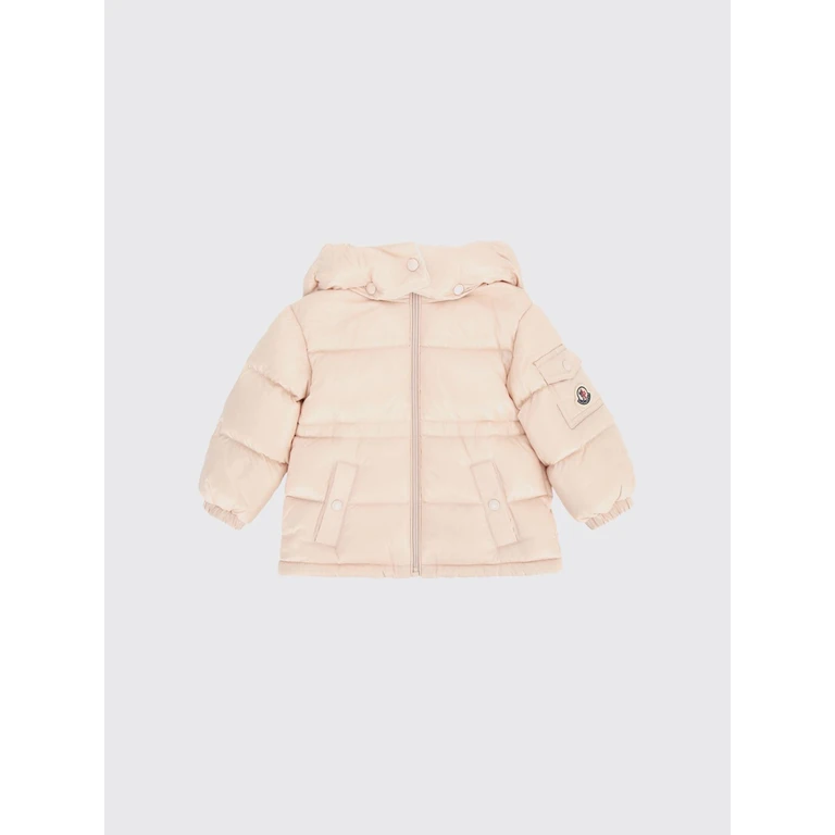 Maire Pink Quilted Nylon Down Jacket for Boys with a Hood (1A00021597Z8529)