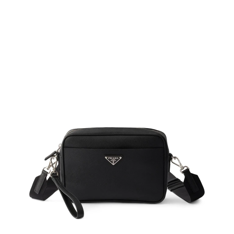Saffiano Leather Messenger Bag