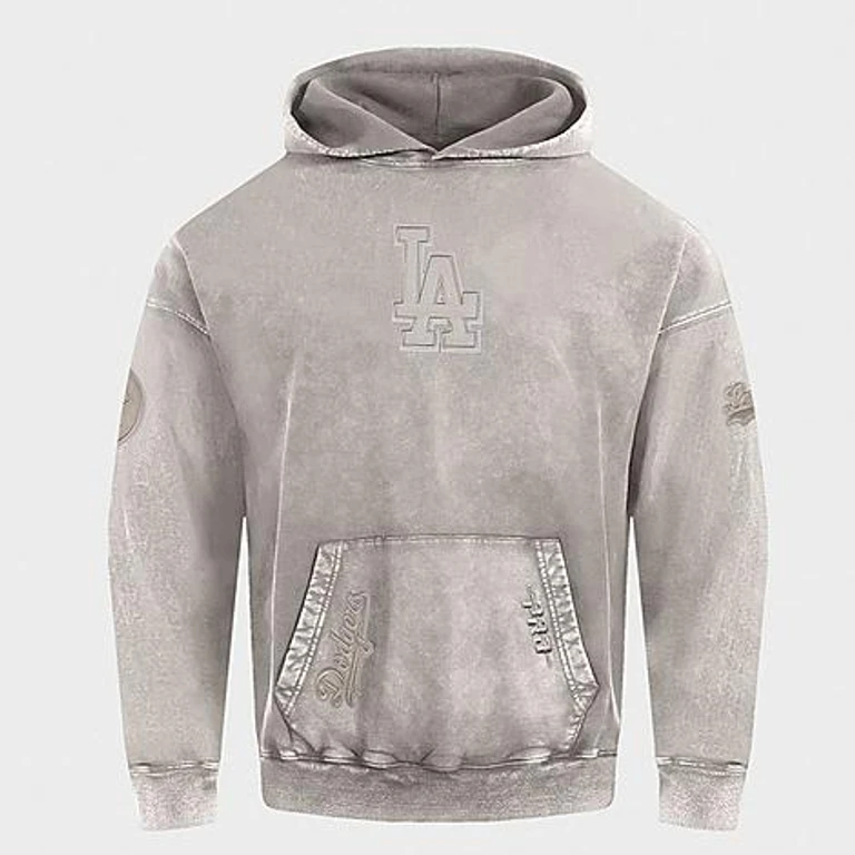 Sudadera con capucha de forro polar Pro Standard Los Angeles Dodgers MLB Enzyme Wash
