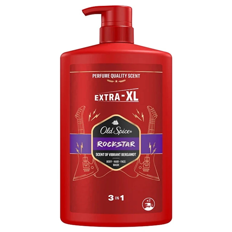 Gel doccia 3 in 1 Rockstar Body, Hair, Face Wash - 1000 ml