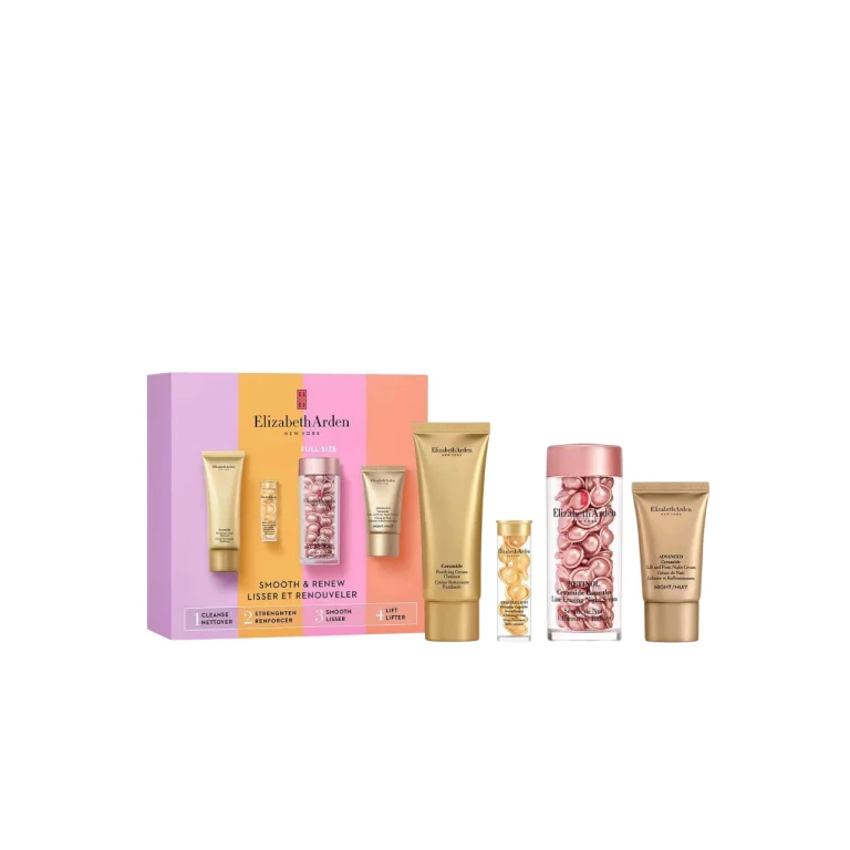 Set Elizabeth Arden : Ceramide, Elimina impurità, Crema detergente, 50 ml + Advanced Ceramide, Lift & Firm, Notte, Crema, Per viso, 15 ml + Advanced C