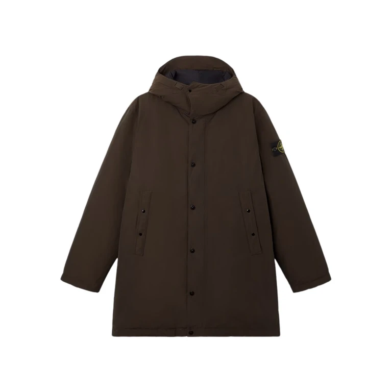Micro Twill Long Parka