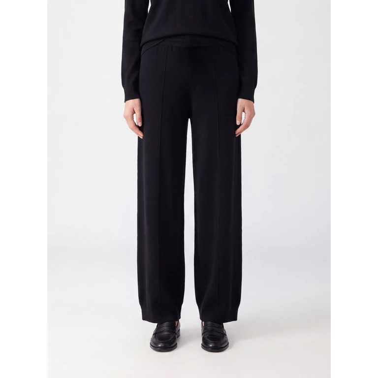 Straight-Leg Wool, Silk, and Cashmere Knit Trousers (PAD216F336M281825)